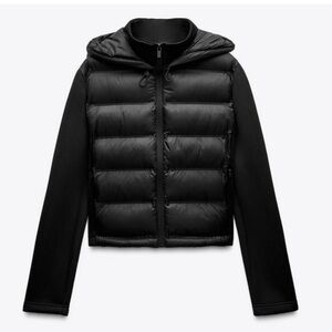 Zara Black Puffer Jacket